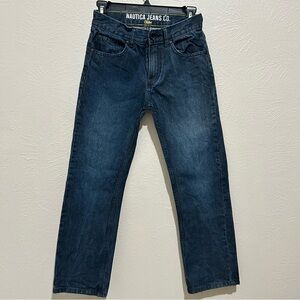 Nautica Youth Boy's Classic Dark Blue Straight Jeans 12